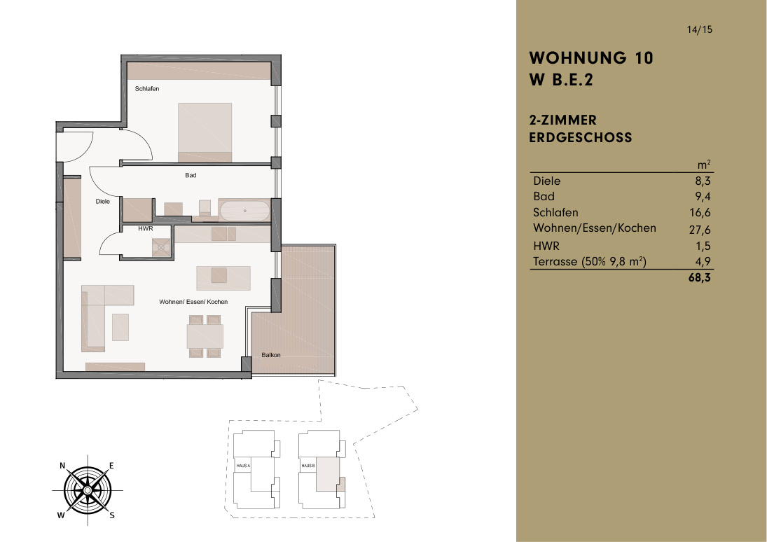 Grundriss Wohnung 10