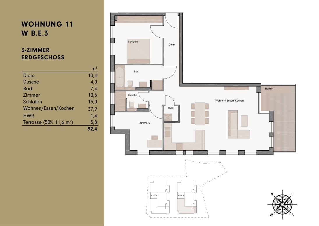 Grundriss Wohnung 11