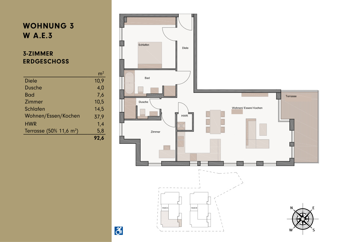 Grundriss Wohnung 3