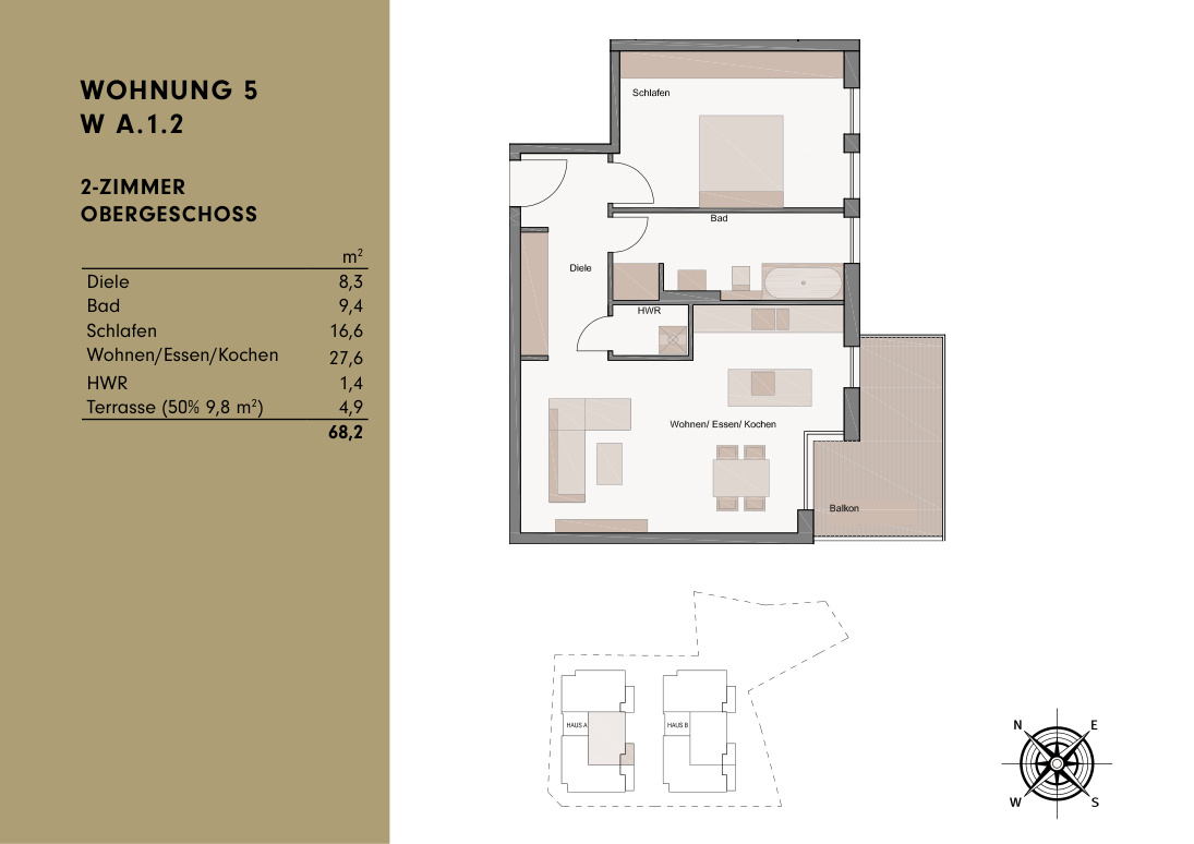 Grundriss Wohnung 5